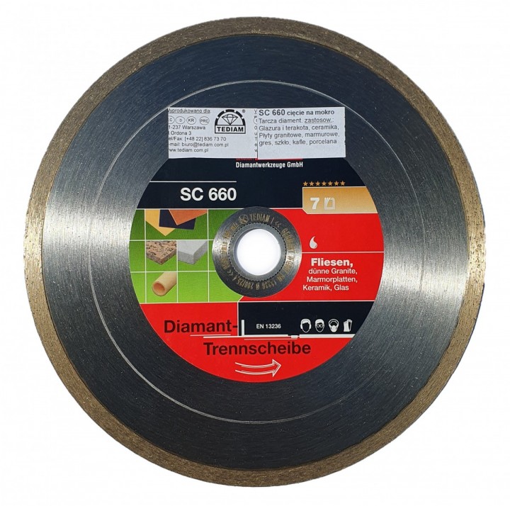 Tarcza diamentowa ciągła SC 660